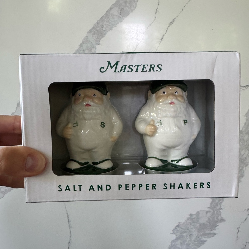 Masters Augusta salt pepper shaker gnome 2025